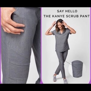 FIGS Kanye Moto Scrub Pant